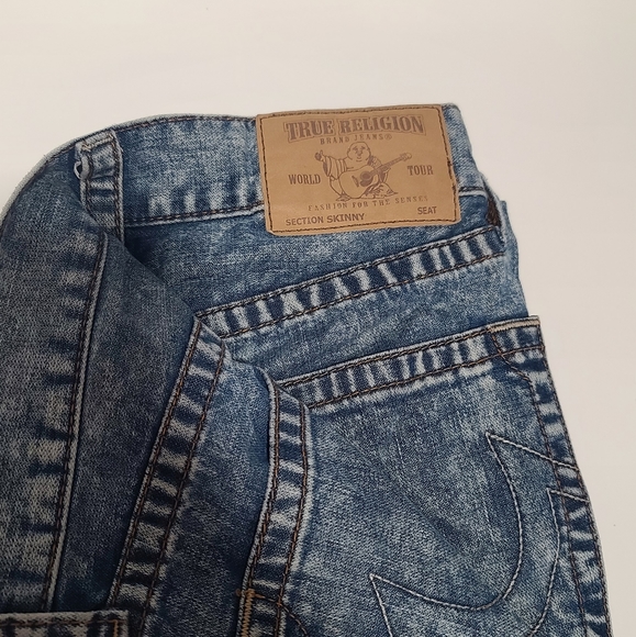True Religon acid wash slim fit jeans - Picture 3 of 7